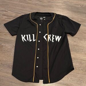 Kill Crew Black Jersey with Yellow Accents